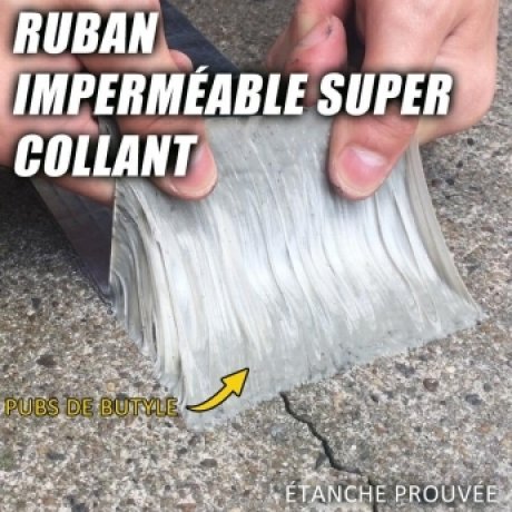 Ruban Imperméable Super Collant - 5 mètres x 5cm