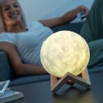 Lampe de nuit en forme de lune - 13cm