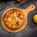 Assiette pour pizza en bois