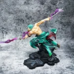 Figurine Roronoa Zoro - 2 têtes differentes - 18cm