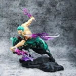 Figurine Roronoa Zoro - 2 têtes differentes - 18cm