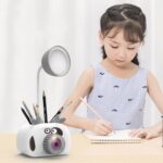 Lampe de lecture dessin animé - Taille crayon - porte stylos