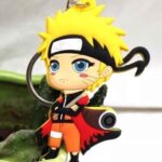 Porte-clés Naruto en silicone double face