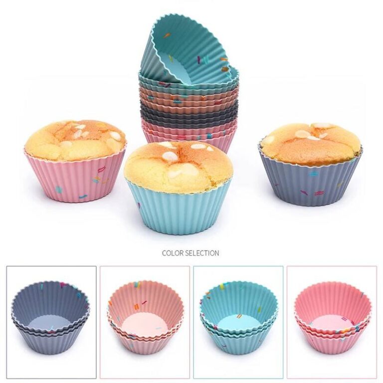 6 Moules à Cupcake en silicone Premium