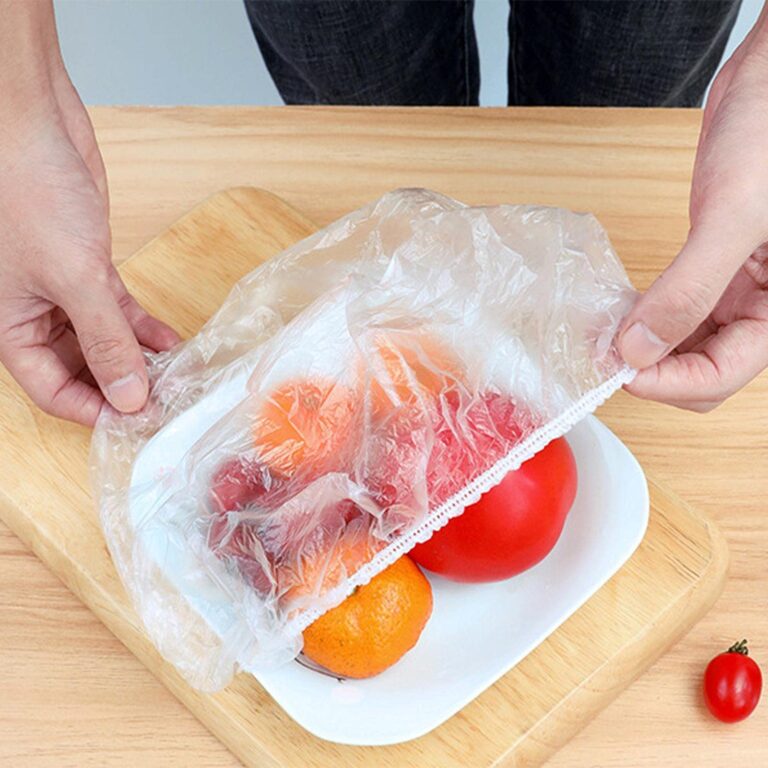 100 Sacs couvercles de conservation d'aliments transparents