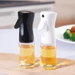 Pulvérisateur d’Huile en Verre 200ml Blanc – Distributeur Réutilisable pour Cuisson et Salades