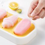 4 Moules à Glace en Silicone alimentaire avec motifs pour enfants