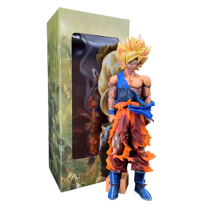 Figurine San Goku Style Bande Dessinée en Couleur - 30cm