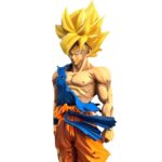 Figurine San Goku Style Bande Dessinée en Couleur - 30cm