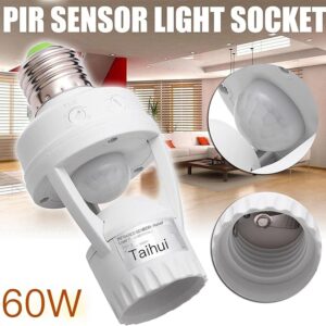Douille de Lampe avec Capteur PIR - 60W