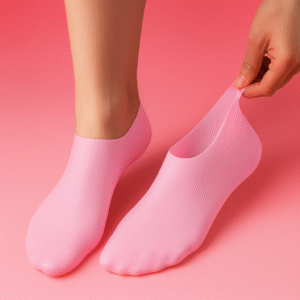 Chaussette en Gel de Silicone - Hydratation Intense (Paire)