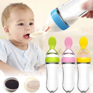 Cuillère distributrice pour bébé – Biberon doseur 2 en 1 | Dès 6 mois