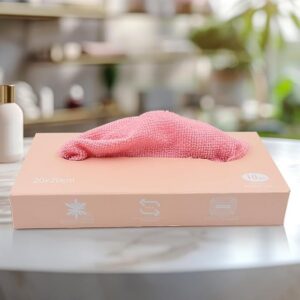 Boîte de 10 serviettes microfibre réutilisables – 20 x 20 cm
