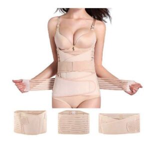 Ceinture Post-Partum 3 en 1 – Soin Complet pour le Ventre, la Taille et les Hanches