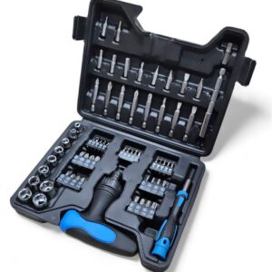 Coffret Tournevis Multifonction 115 Pièces – Compact et Complet