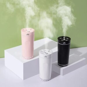 Diffuseur d’Arômes LED pour Voiture & Maison – Design Tasse avec Lumières LED Multicolores