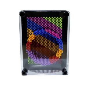 Pin Art Multicolore – Sculpture 3D à Clous – Rectangulaire