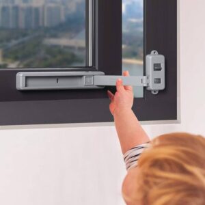 Verrou de Sécurité pour Fenêtre – Anti-ouverture Bébé & Enfant