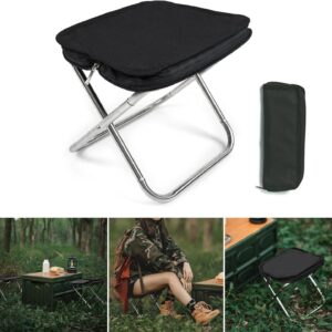 Tabouret pliant de camping ultra-compact – Léger, solide & transportable
