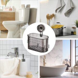 Panier de Rangement Mural avec Ventouse Ultra-Fixante – 19 x 10,4 x 10,8 cm