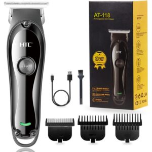 Tondeuse Électrique HTC AT-118 – Coupe Précise & Recharge USB