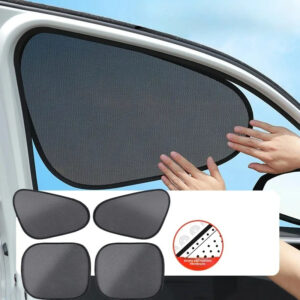 Lot de 4 Pare-Soleil Voiture Électrostatiques – Protection solaire instantanée
