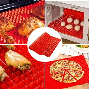 Tapis de Cuisson Pyramidal en Silicone – Antiadhésif, Résistant à la Chaleur & Multi-Usages