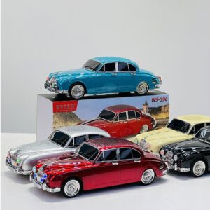 Enceinte Bluetooth Voiture Vintage WS-596 – Son Puissant & Design Classique