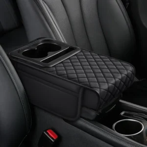 Couvre-Accoudoir Voiture avec Porte-Gobelets – Confort & Rangement Élégant