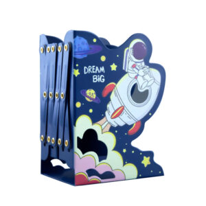 Organisateur de Livres Extensible Enfant – Design Astronaute | Réglable de 9,6 à 50 cm | Métal Résistant