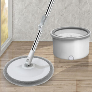 Seau Serpillière Rotatif avec Essorage Automatique – Système Double Réservoir