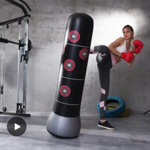 Punching-Ball Gonflable – Sac de Frappe de Boxe & Fitness