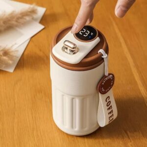 Tasse isotherme intelligente avec affichage de température – Mug digital élégant