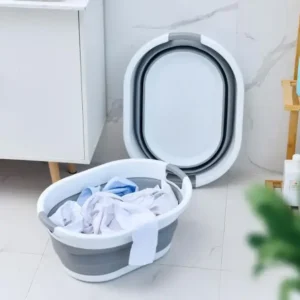 Panier à Linge Pliable – Gain de Place Intelligent, Grande Capacité 24L - 53.5x38x24 cm