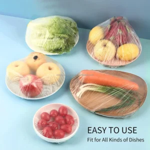 Couvercles Alimentaires Extensibles – Conservation Fraîcheur, Universels & Sans BPA - Lot de 100